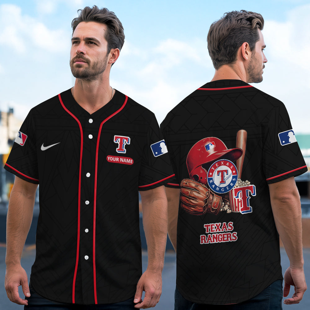 Texas Rangers Baseball Jersey New Collection MLB AZMNBJS000060