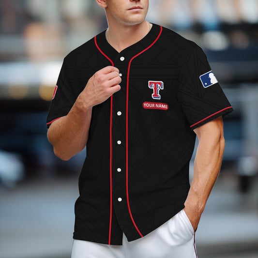 Texas Rangers Baseball Jersey New Collection MLB AZMNBJS000060