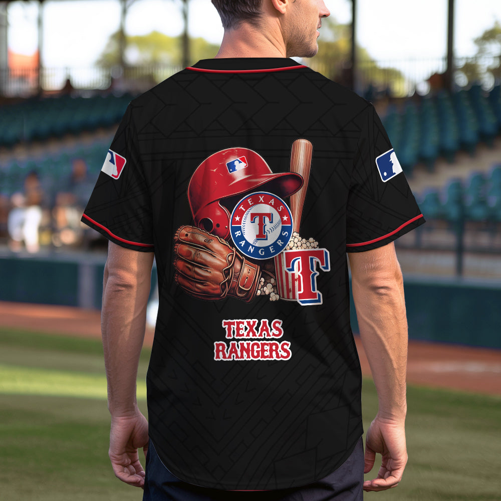 Texas Rangers Baseball Jersey New Collection MLB AZMNBJS000060
