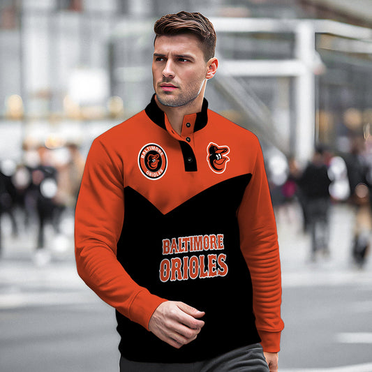 Baltimore Orioles New Collection Casual Stand Collar Sweatshirt MLB AZMNSCSW000383