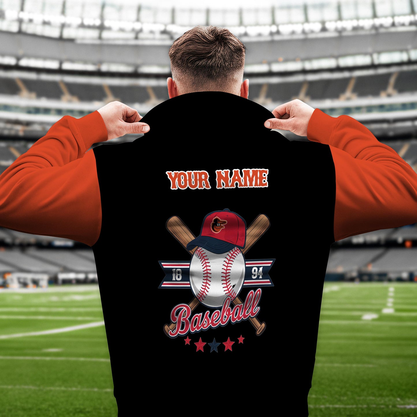 Baltimore Orioles New Collection Casual Stand Collar Sweatshirt MLB AZMNSCSW000383