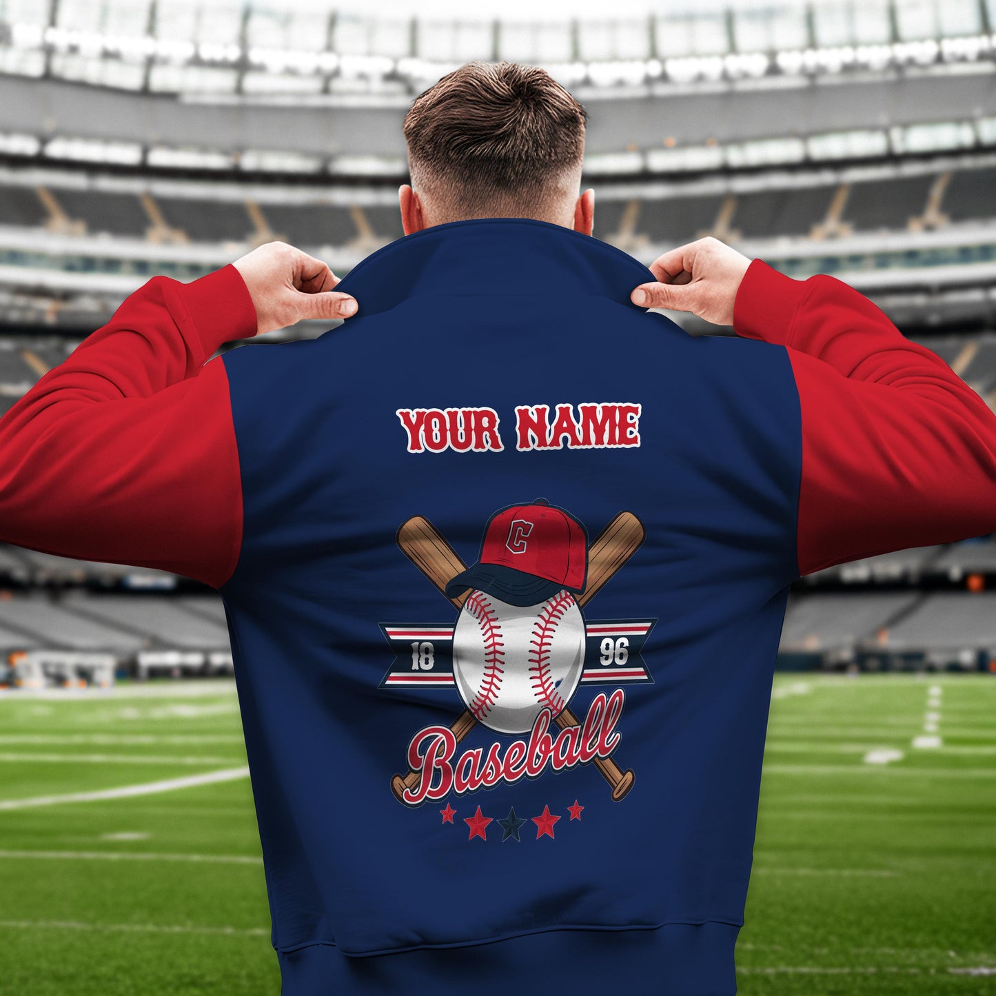 Cleveland Guardians New Collection Casual Stand Collar Sweatshirt MLB AZMNSCSW000388