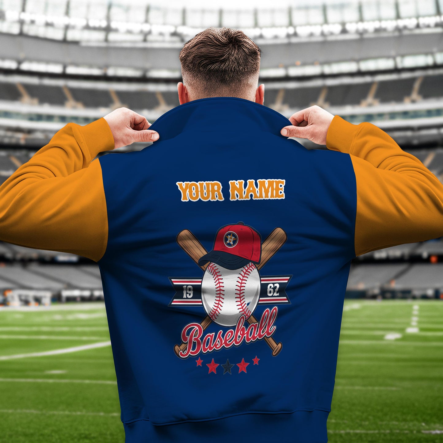 Houston Astros New Collection Casual Stand Collar Sweatshirt MLB AZMNSCSW000391