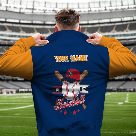 Houston Astros New Collection Casual Stand Collar Sweatshirt MLB AZMNSCSW000391