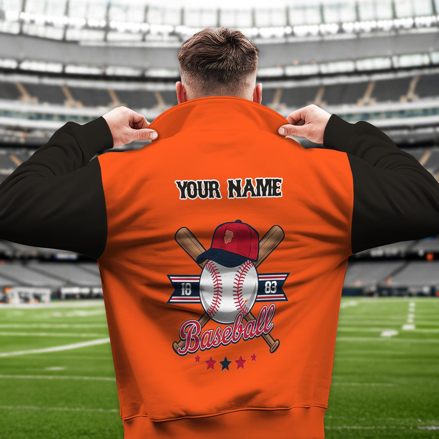 San Francisco Giants New Collection Casual Stand Collar Sweatshirt MLB AZMNSCSW000404