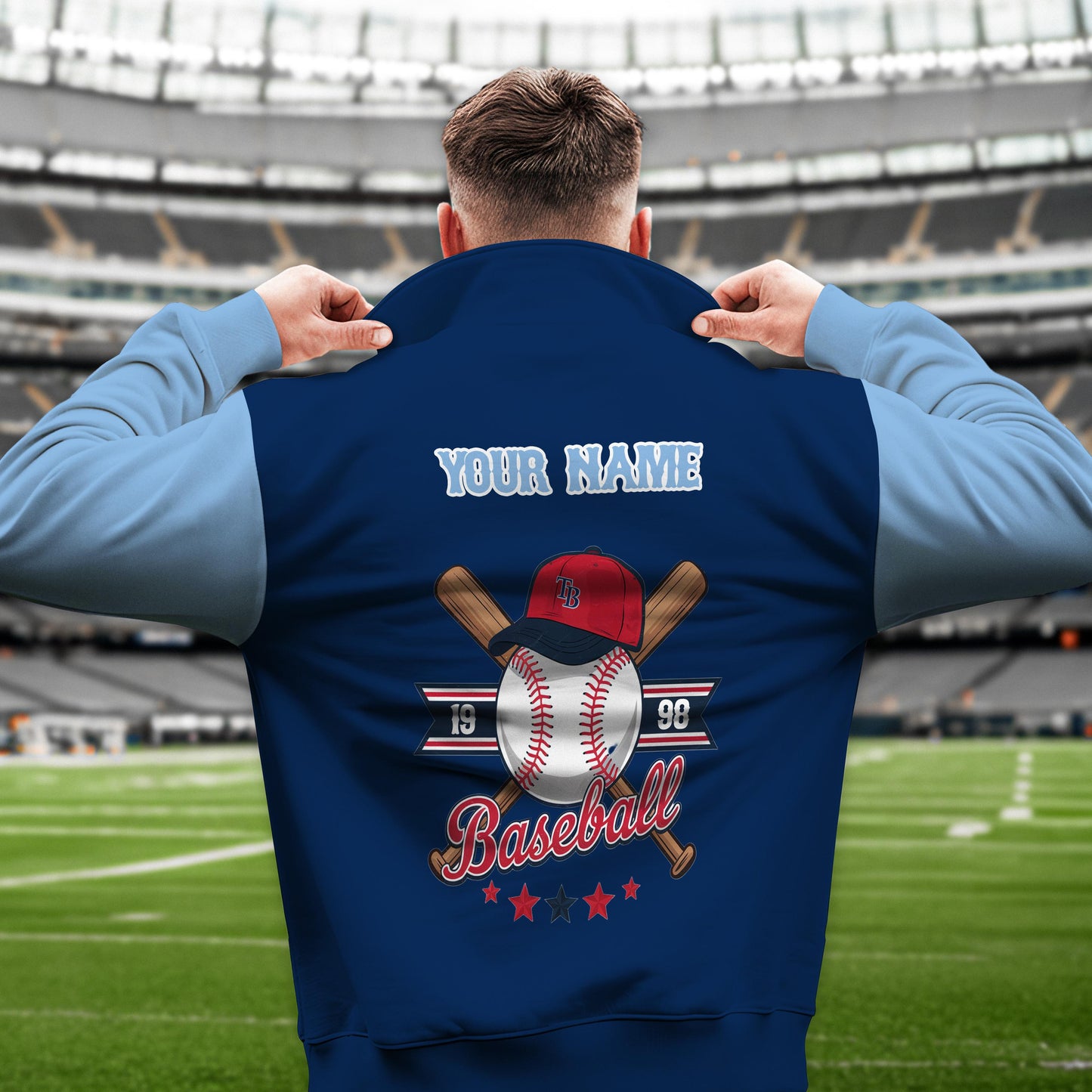 Tampa Bay Rays New Collection Casual Stand Collar Sweatshirt MLB AZMNSCSW000407