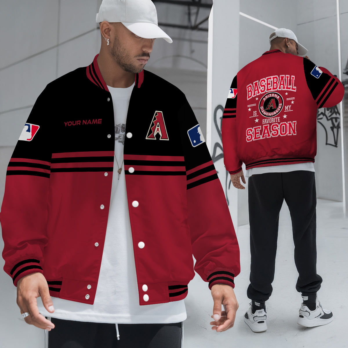 Arizona Diamondbacks Premium New Varsity Jacket MLB AZMNVJK0000286