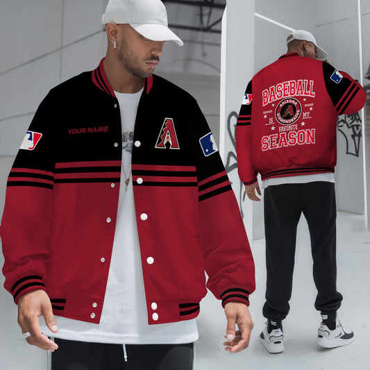 Arizona Diamondbacks Premium New Varsity Jacket MLB AZMNVJK0000286