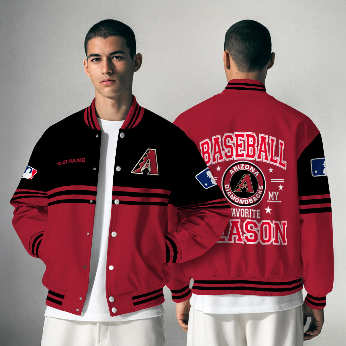 Arizona Diamondbacks Premium New Varsity Jacket MLB AZMNVJK0000286