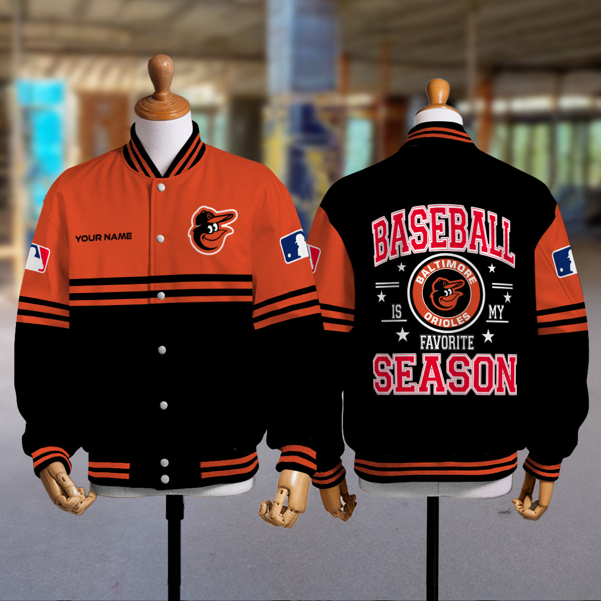 Baltimore Orioles Premium New Varsity Jacket MLB AZMNVJK0000288