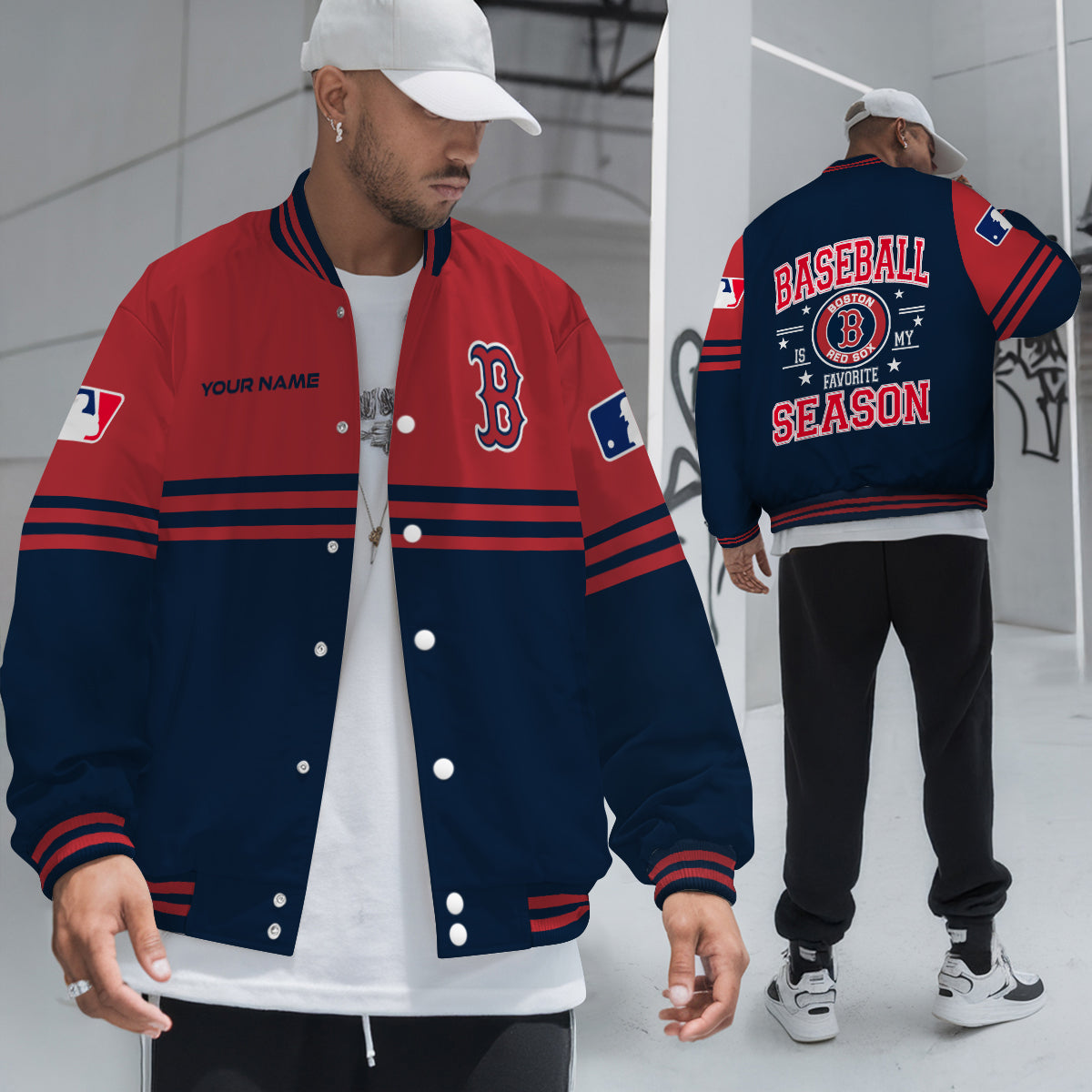 Boston Red Sox Premium New Varsity Jacket MLB AZMNVJK0000289
