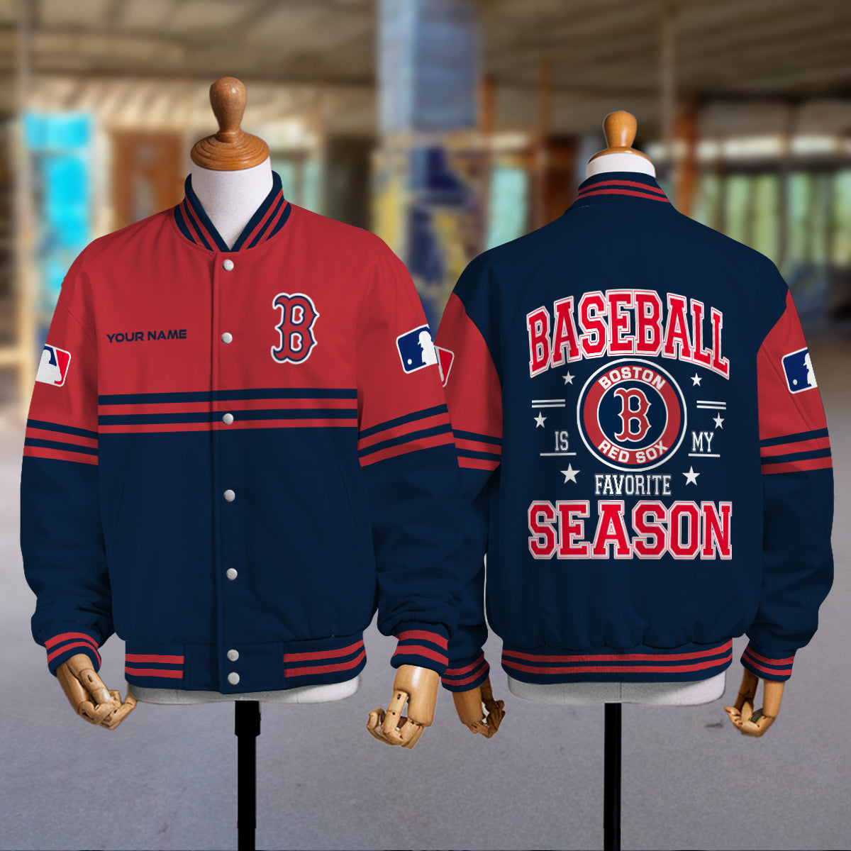 Boston Red Sox Premium New Varsity Jacket MLB AZMNVJK0000289