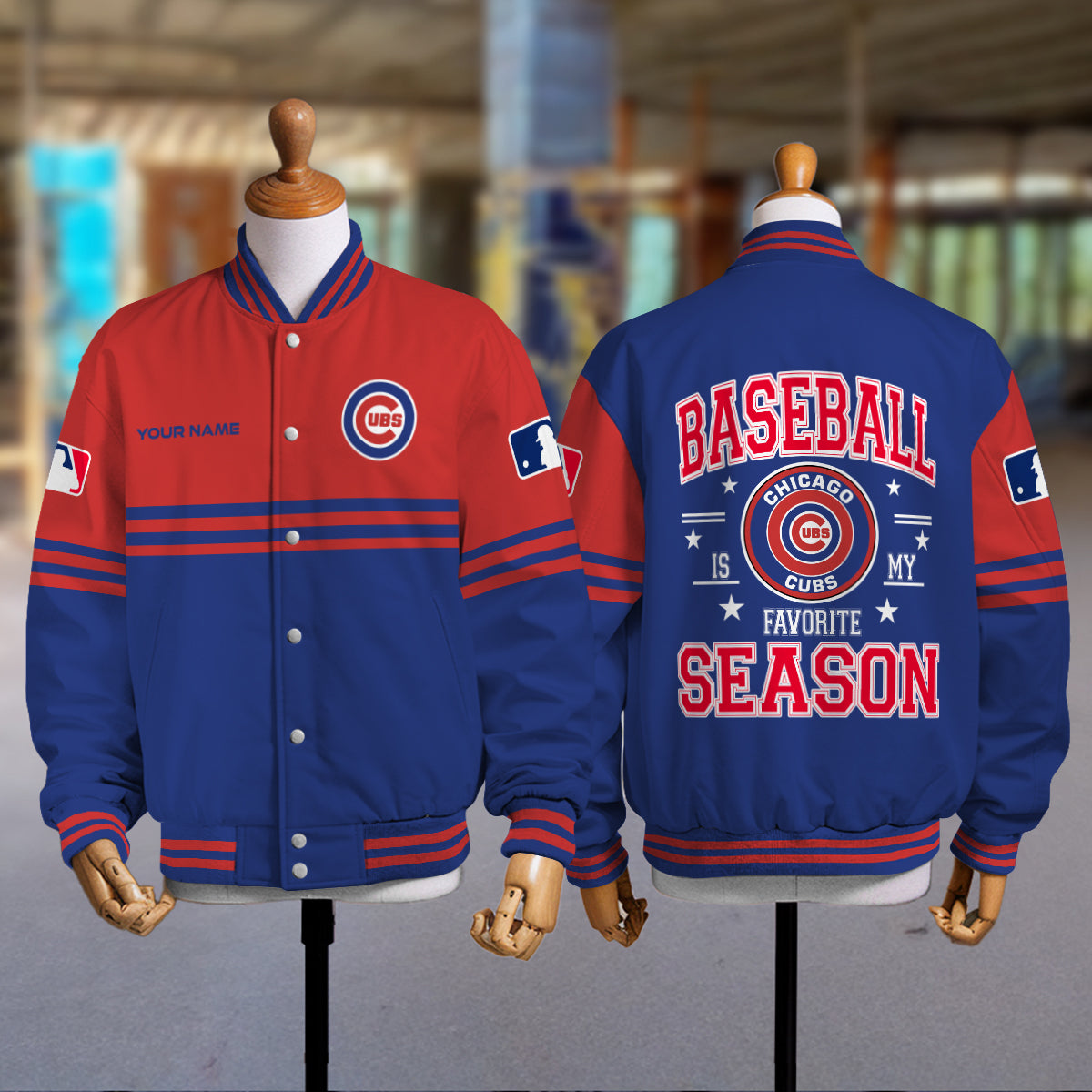 Chicago Cubs Premium New Varsity Jacket MLB AZMNVJK0000290
