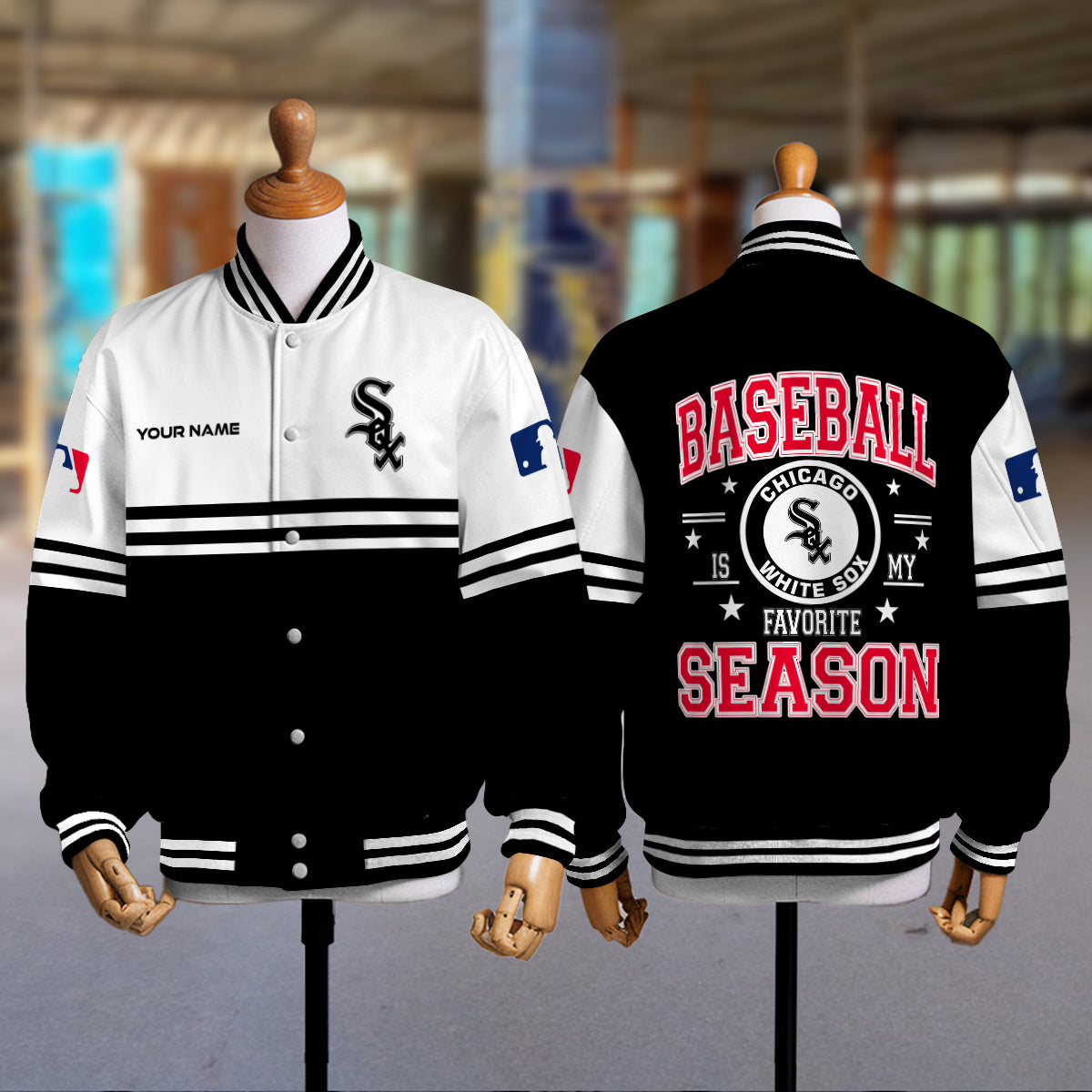 Chicago White Sox Premium New Varsity Jacket MLB AZMNVJK0000291