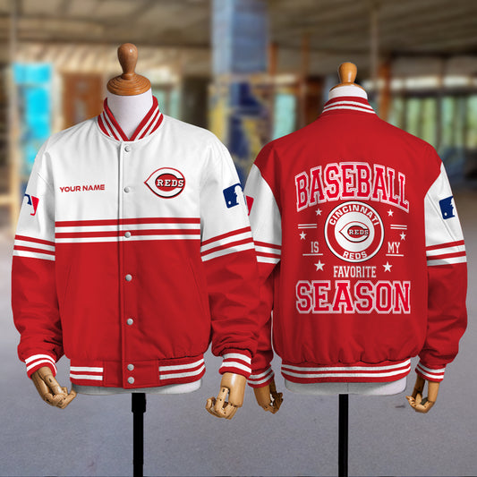 Cincinnati Reds Premium New Varsity Jacket MLB AZMNVJK0000292