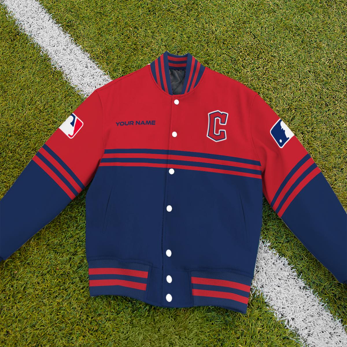 Cleveland Guardians Premium New Varsity Jacket MLB AZMNVJK0000293