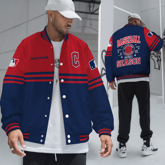 Cleveland Guardians Premium New Varsity Jacket MLB AZMNVJK0000293