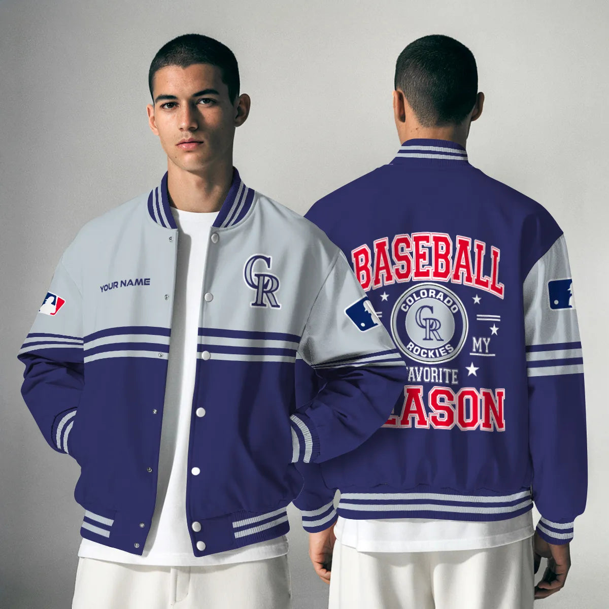 Colorado Rockies Premium New Varsity Jacket MLB AZMNVJK0000294