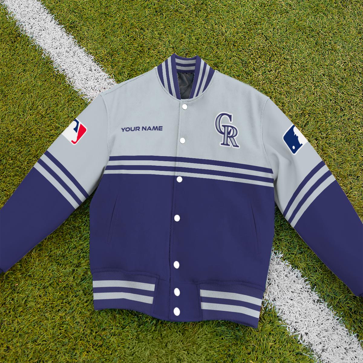 Colorado Rockies Premium New Varsity Jacket MLB AZMNVJK0000294