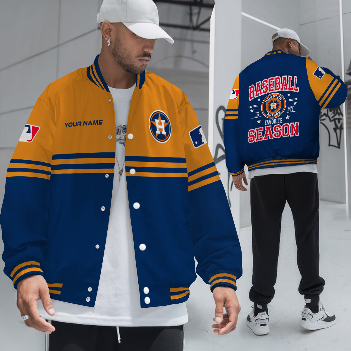 Houston Astros Premium New Varsity Jacket MLB AZMNVJK0000296