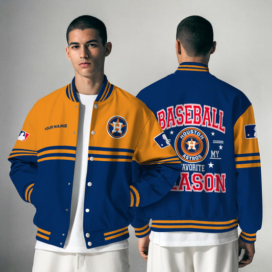Houston Astros Premium New Varsity Jacket MLB AZMNVJK0000296