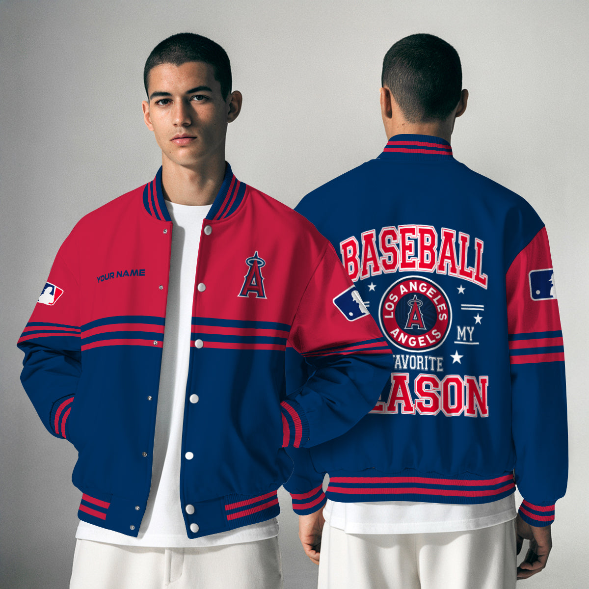 Los Angeles Angels Premium New Varsity Jacket MLB AZMNVJK0000298
