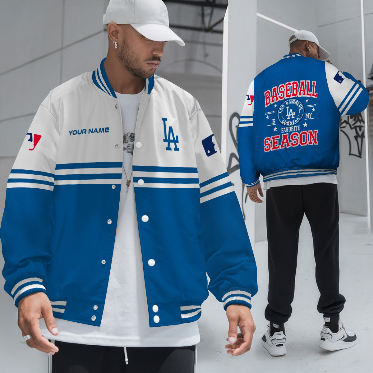 Los Angeles Dodgers Premium New Varsity Jacket MLB AZMNVJK0000299