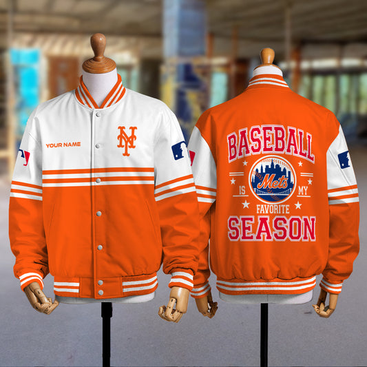 New York Mets Premium New Varsity Jacket MLB AZMNVJK0000303