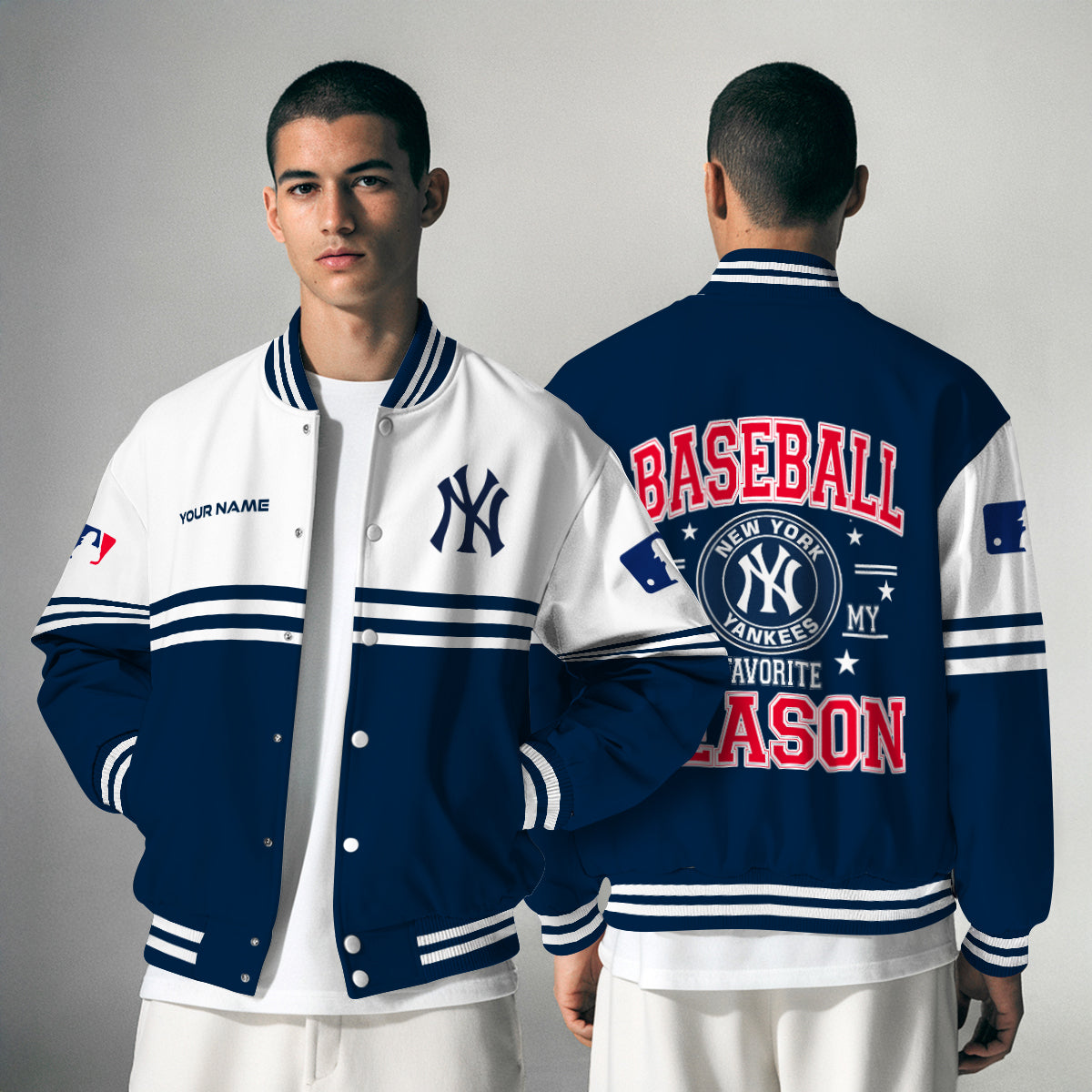 New York Yankees Premium New Varsity Jacket MLB AZMNVJK0000304