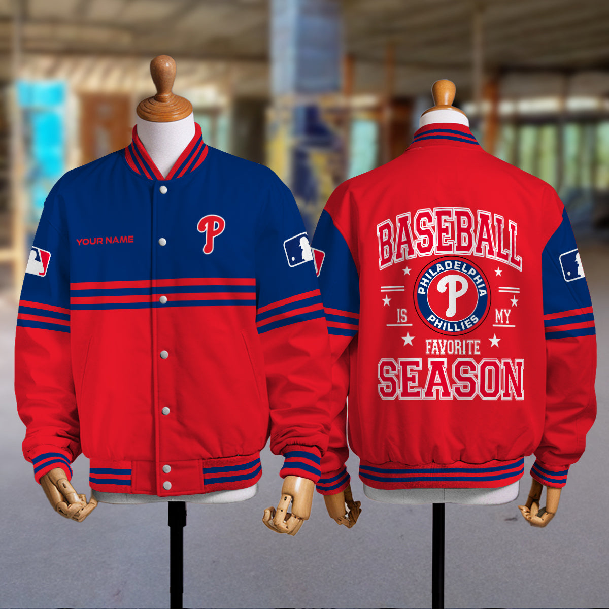 Philadelphia Phillies Premium New Varsity Jacket MLB AZMNVJK0000306