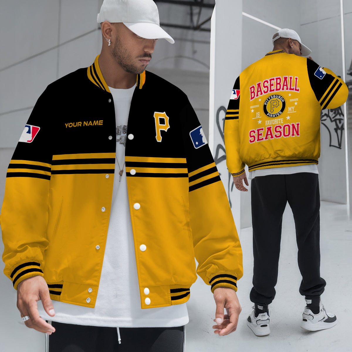 Pittsburgh Pirates Premium New Varsity Jacket MLB AZMNVJK0000307