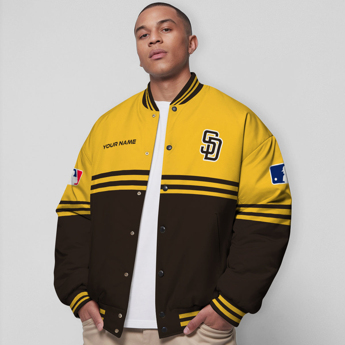 San Diego Padres Premium New Varsity Jacket MLB AZMNVJK0000308