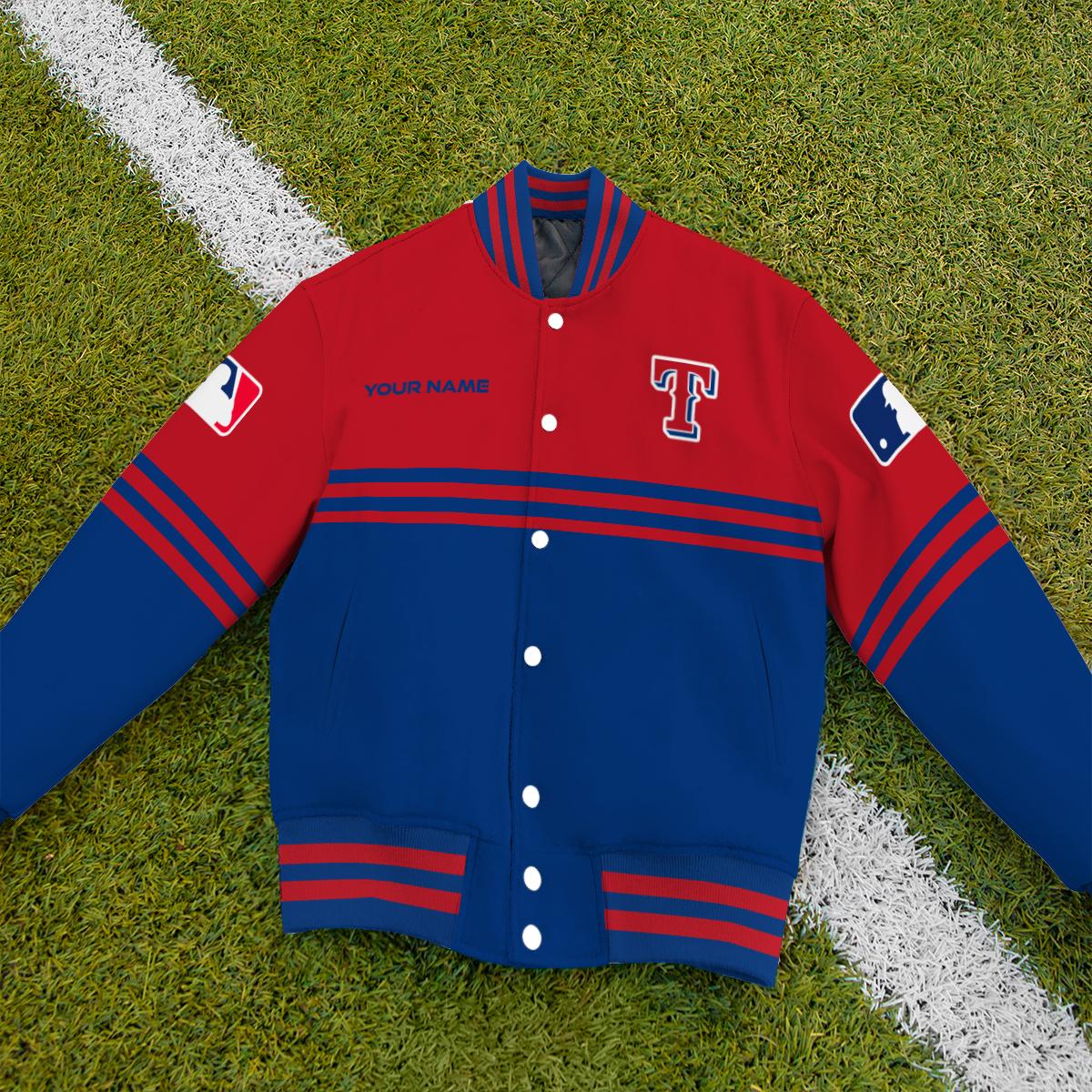 Texas Rangers Premium New Varsity Jacket MLB AZMNVJK0000313