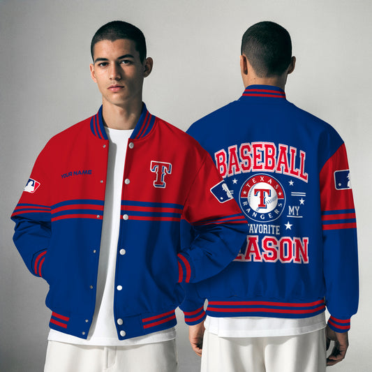 Texas Rangers Premium New Varsity Jacket MLB AZMNVJK0000313