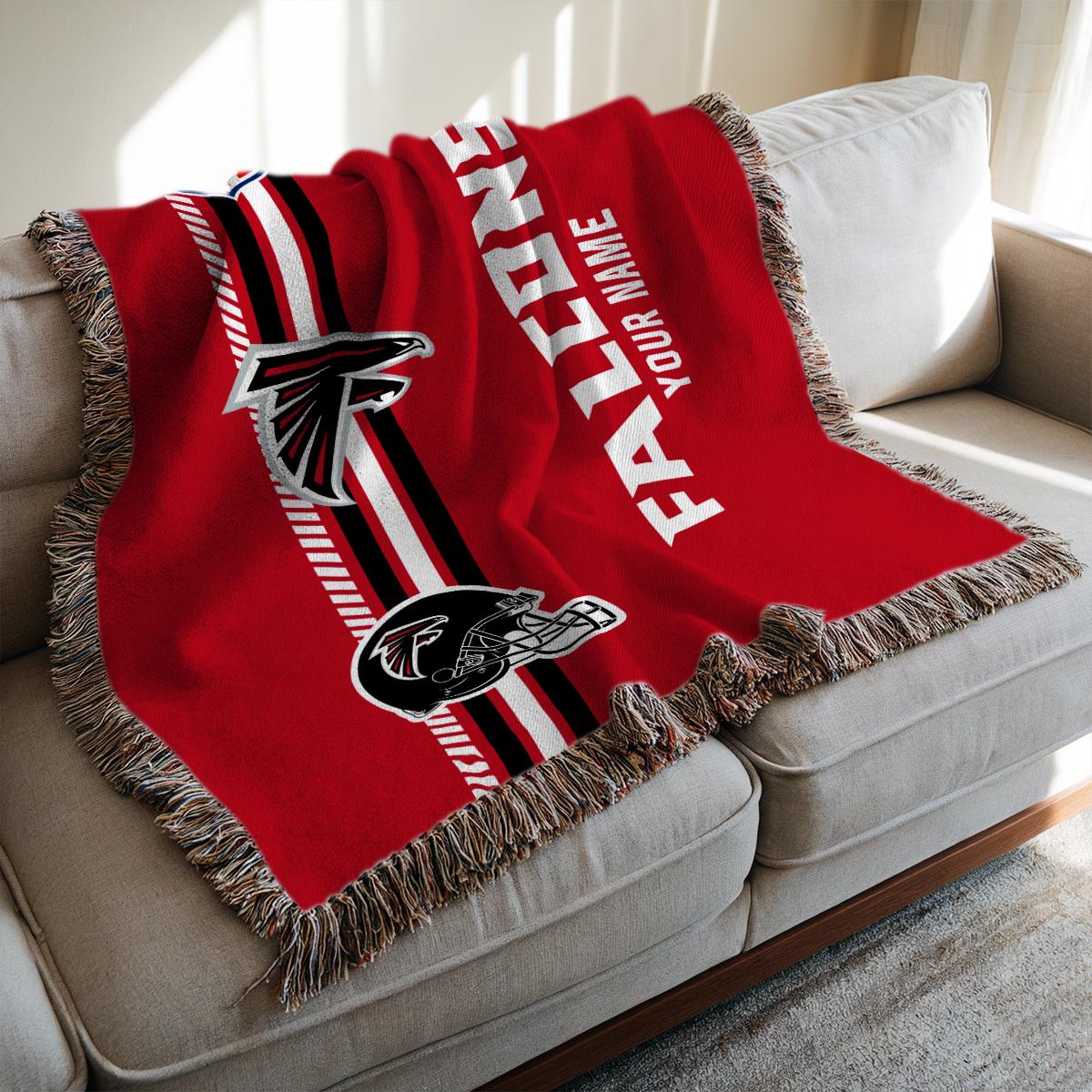 Atlanta Falcons Premium New Woven Throw Blanket AZMNWVB000066