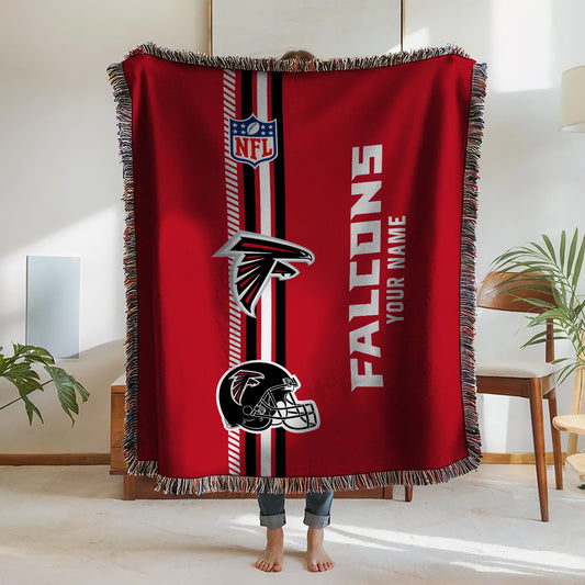 Atlanta Falcons Premium New Woven Throw Blanket AZMNWVB000066