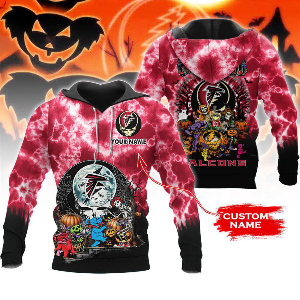 Atlanta Falcons Halloween Custom 3D Hoodie NA204
