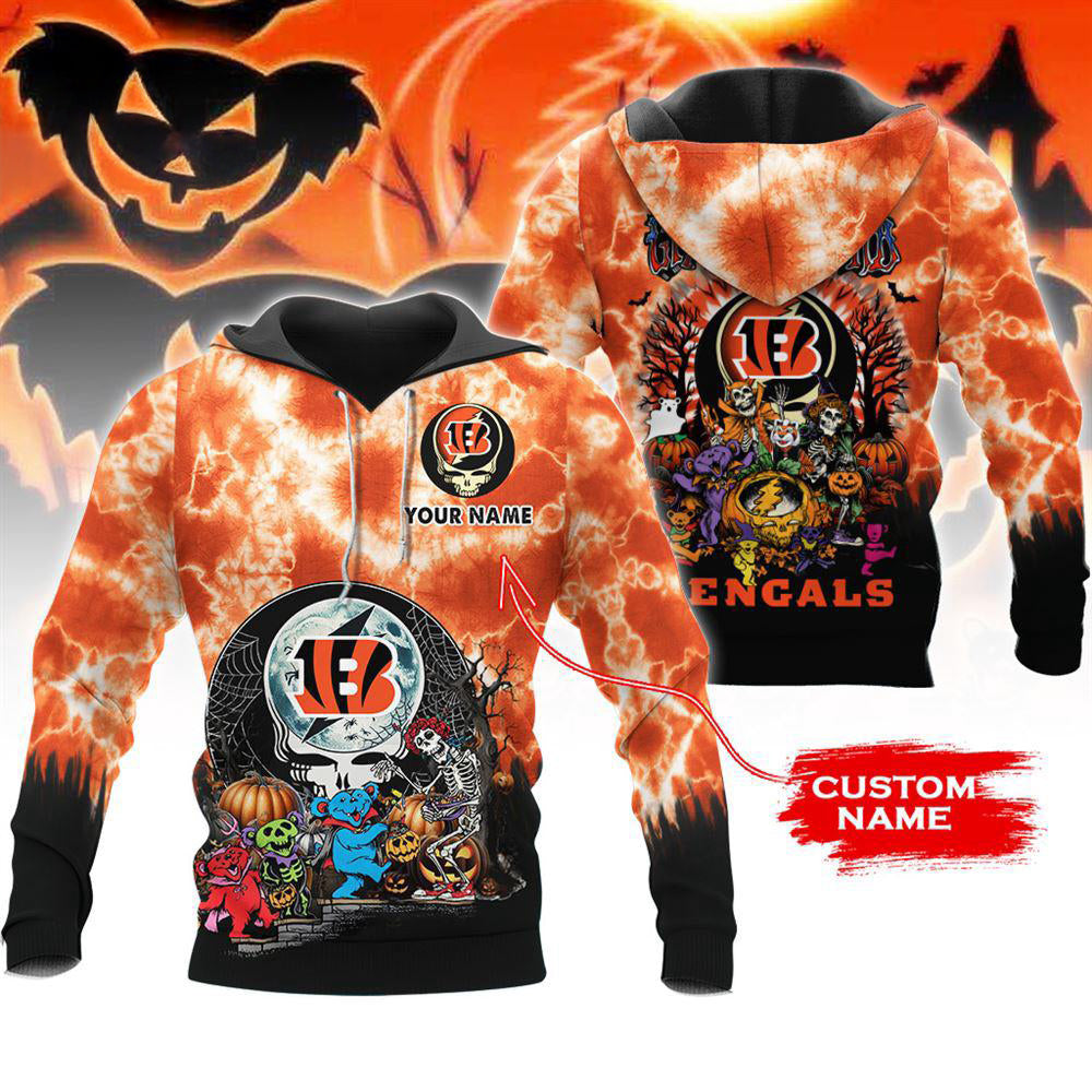 Cincinnati Bengals Halloween Custom 3D Hoodie NA209