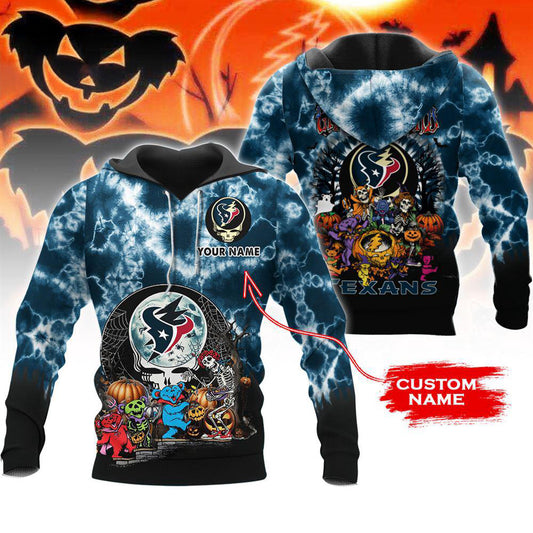 Houston Texans Halloween Custom 3D Hoodie NA215