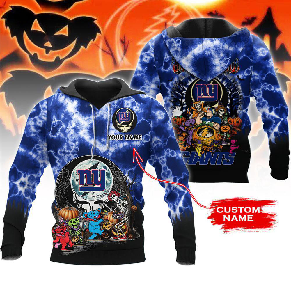 New York Giants Halloween Custom 3D Hoodie NA226