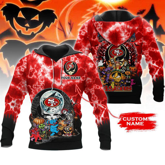San Francisco 49ers Halloween Custom 3D Hoodie NA230