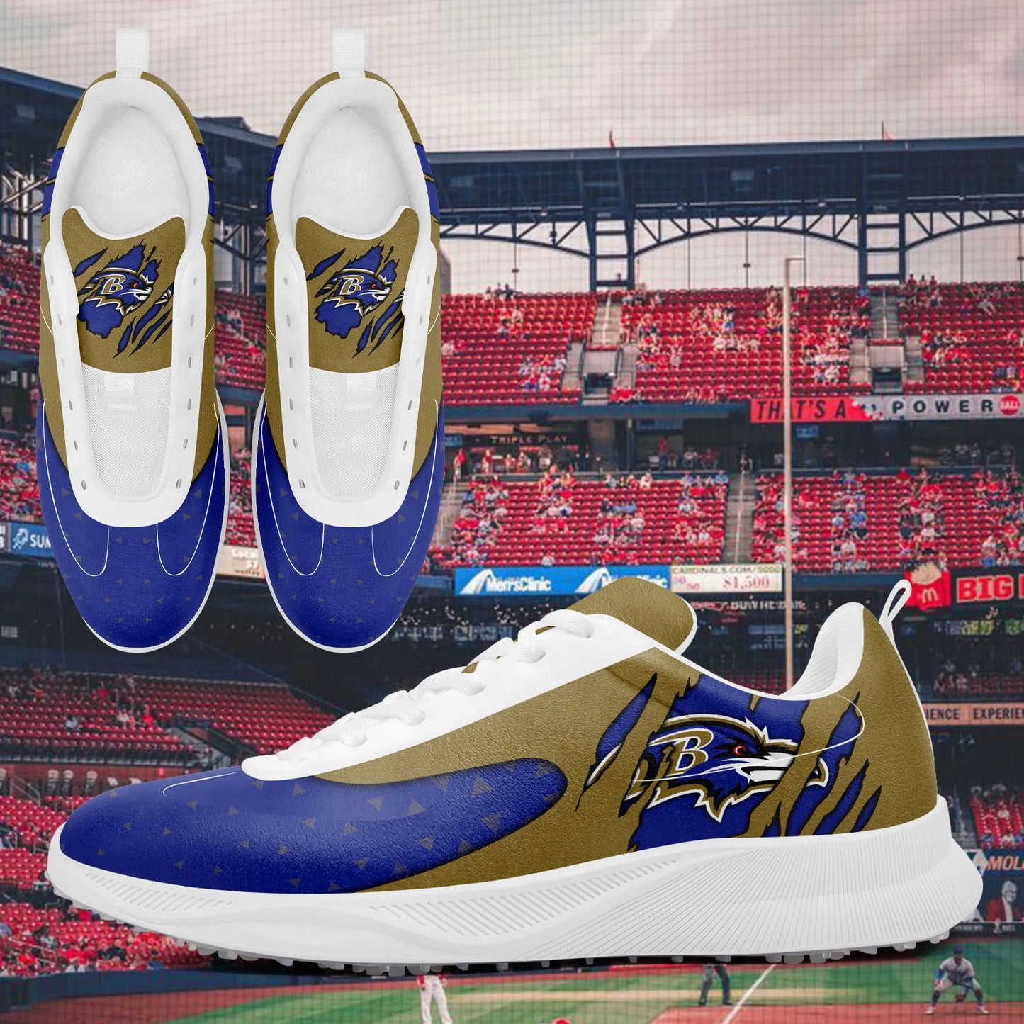 Baltimore Ravens Limited Edition Precision Play Golf Shoes AZSPGS000003