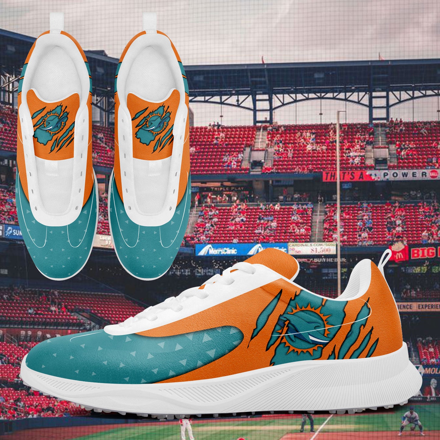 Miami Dolphins Limited Edition Precision Play Golf Shoes AZSPGS000018