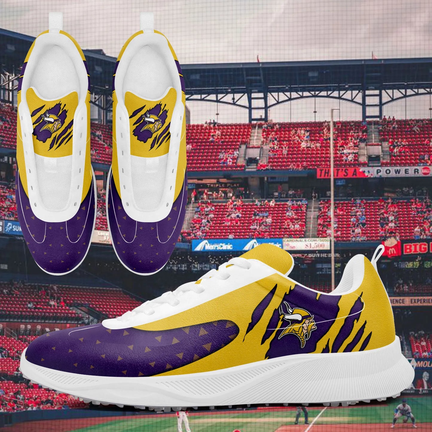 Minnesota Vikings Limited Edition Precision Play Golf Shoes AZSPGS000019