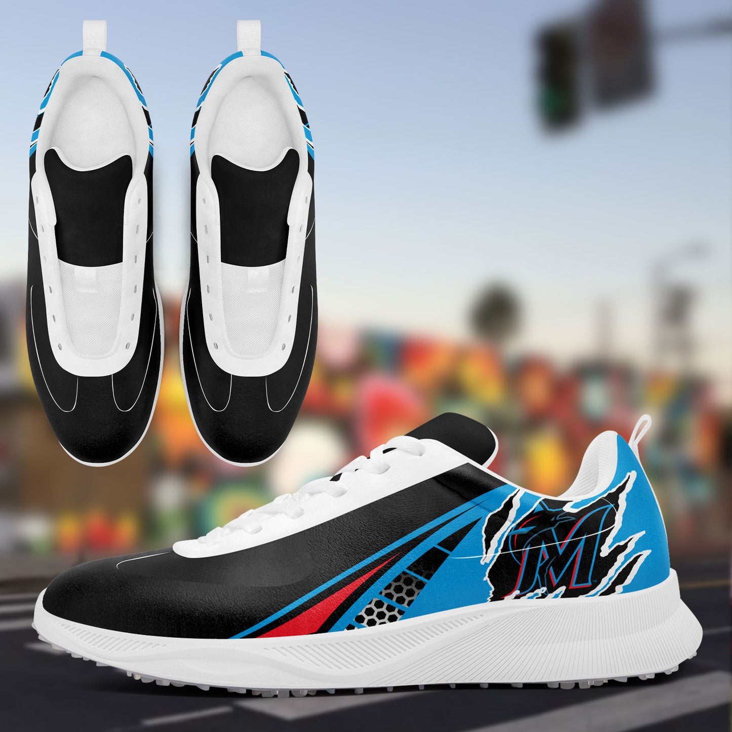 Miami Marlins Limited Edition Precision Play Golf Shoes AZSPGS000042