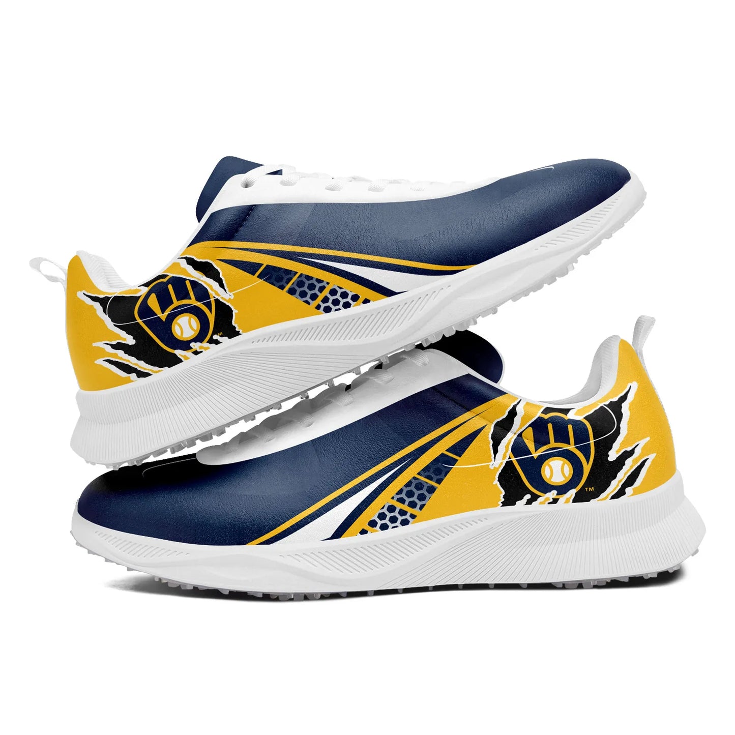 Milwaukee Brewers Limited Edition Precision Play Golf Shoes AZSPGS000043