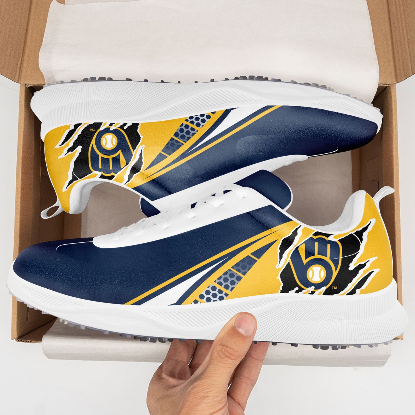 Milwaukee Brewers Limited Edition Precision Play Golf Shoes AZSPGS000043