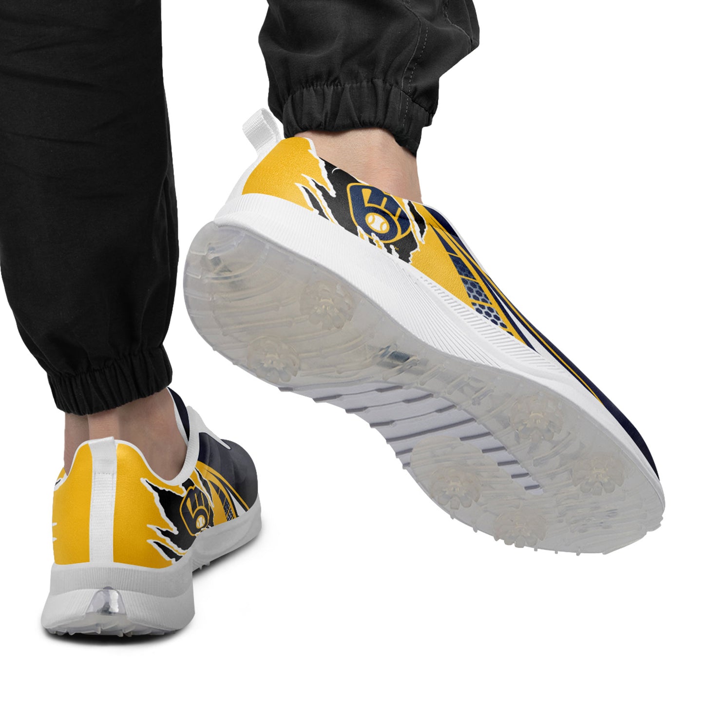 Milwaukee Brewers Limited Edition Precision Play Golf Shoes AZSPGS000043