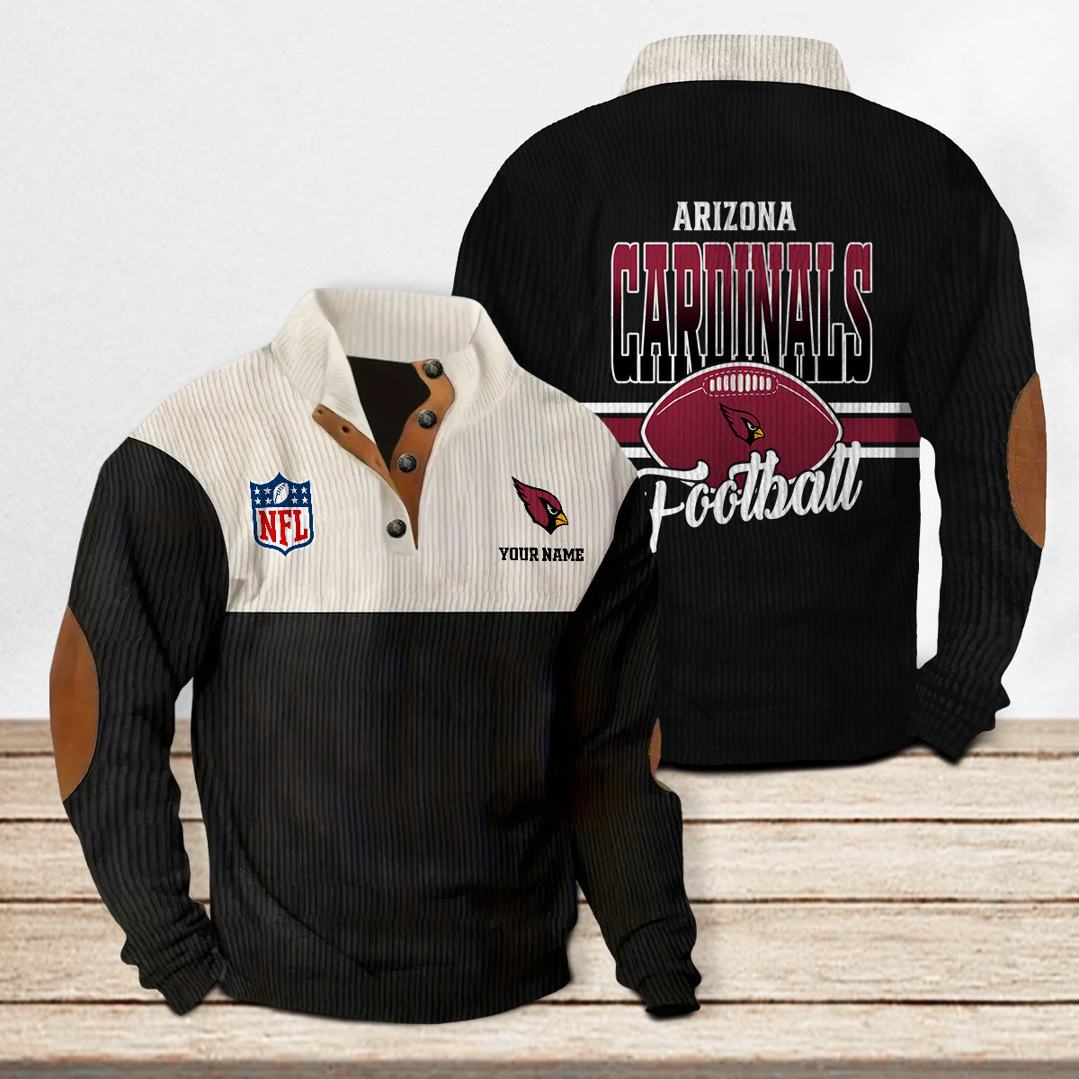 Arizona Cardinals Colorful Stand Collar Sweatshirt New Collection AZTACSSW000001