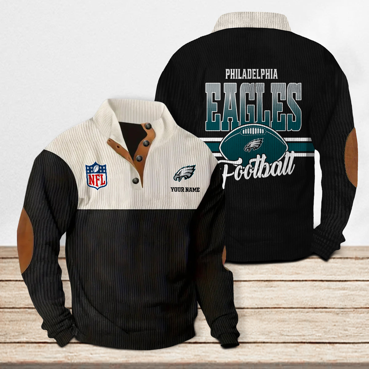 Philadelphia Eagles Colorful Stand Collar Sweatshirt New Collection AZTACSSW000012